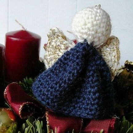 crocheted angel